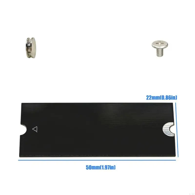 M.2 Mounting Conversion Board for 2230 Storage Modules, Circuit-Board Support Profile with Defined End Notches for K1KF Quake
