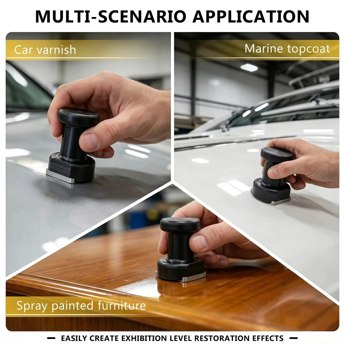 Tungsten Carbide Car Paint Denibbing Tool Scraper Automotive Paint Run Remover Sag Defect Shaver Block Body Shop Repair Tools Quake