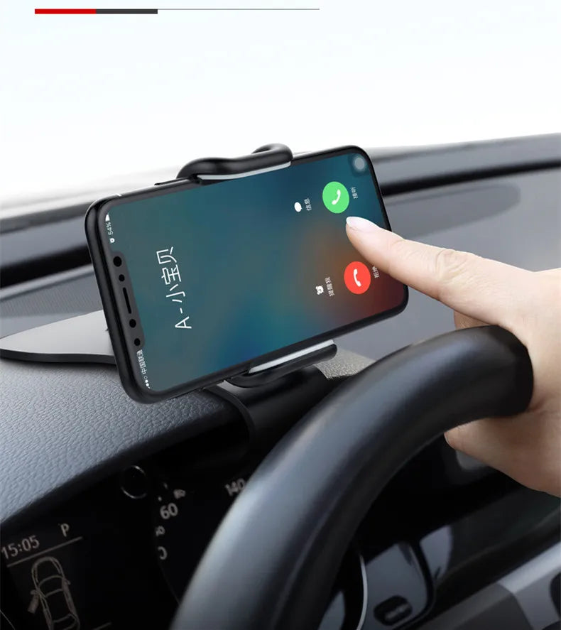 Multi-Functional Universal Car Mobile Phone Holder Easy Clip Mount Stand Panel Dashboard GPS Navigation Bracket Holder For Phone Quake