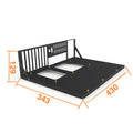 Mining Frame Open Chassis Frame Thickened Motherboard Bracket Fixing Frame Mining Rig Case Frame Computer Cases Towers Cases Quake EATX China Mainland