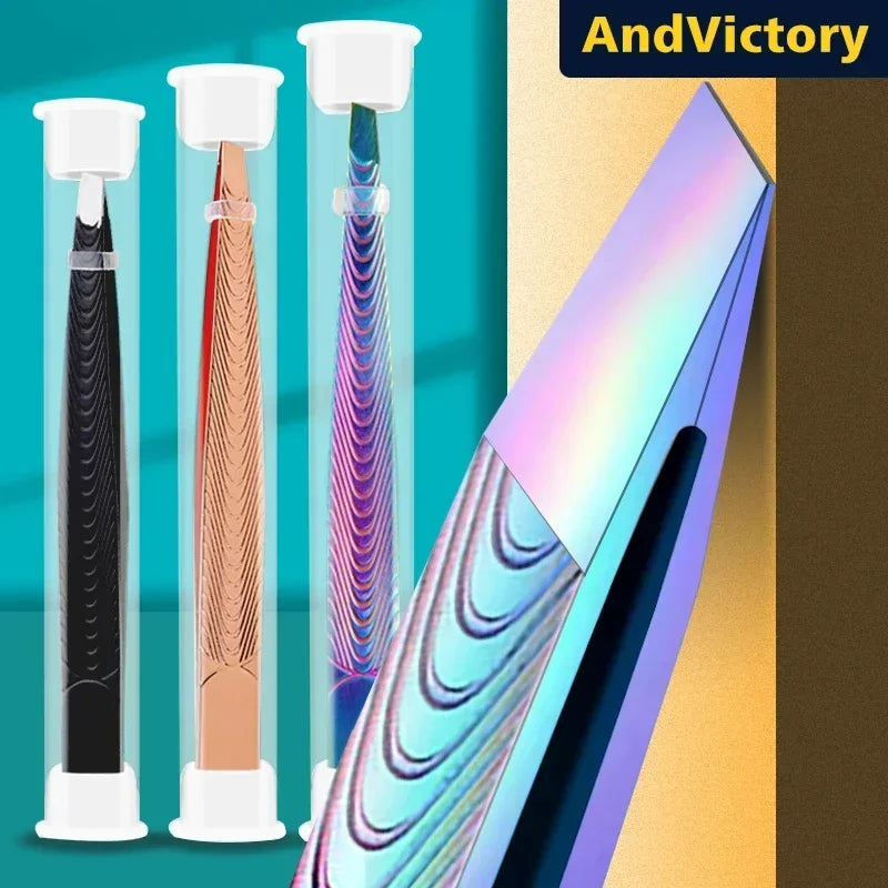 For Face Lash Makeup Tools Beard Eyelash Trimmer Men Removal Clip Women Professional Eyebrow Tweezer Brow Stainless Hair Plucker Quake