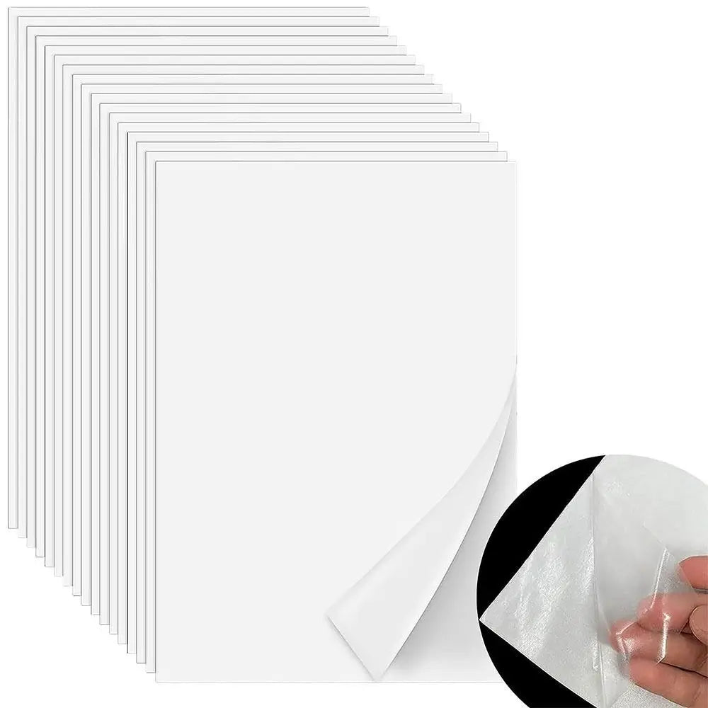 DIY Iron-on Patches Handmade Self Adhesive Water Soluble Paper Sewing Supplies Blank Hand Sewing Stabilizers Quake