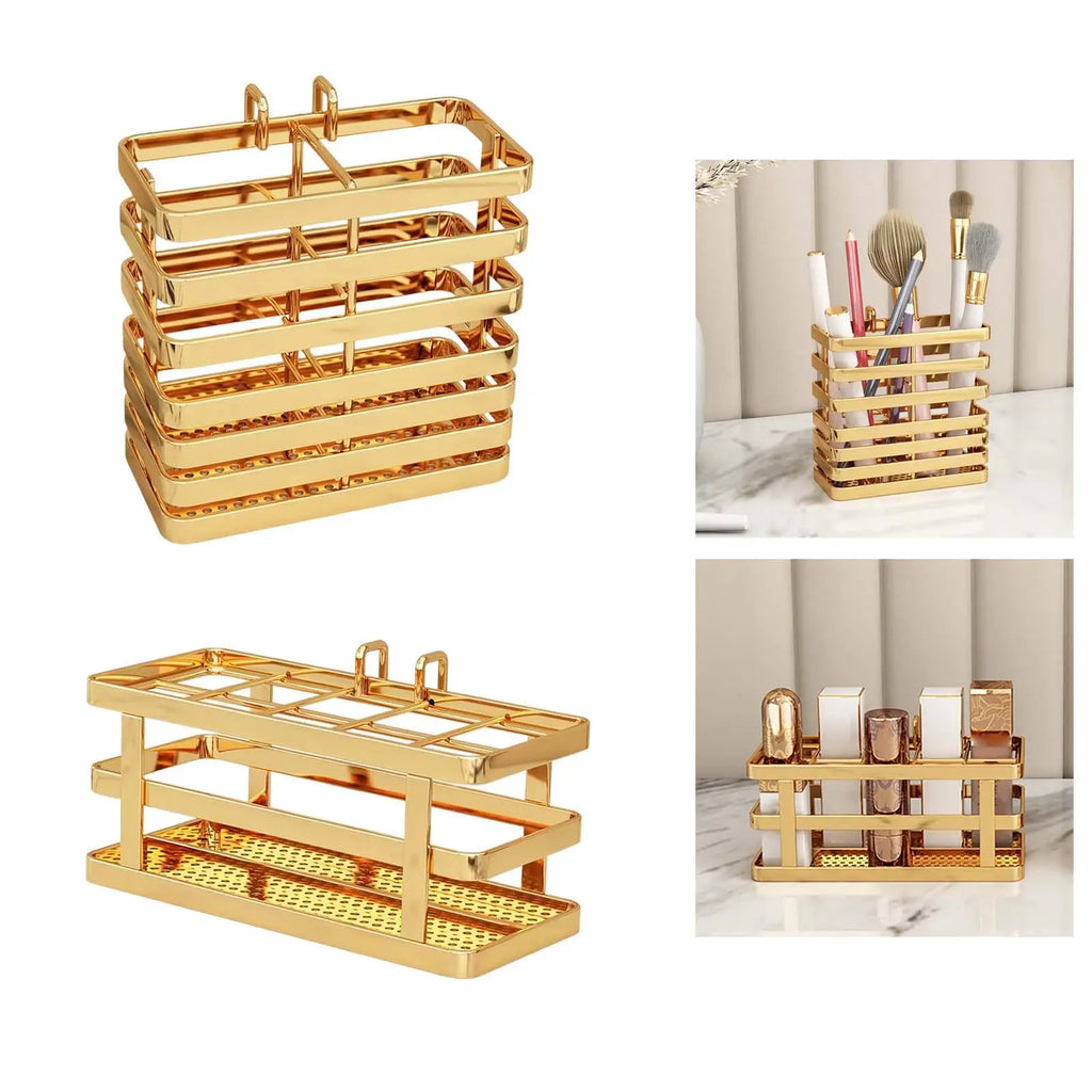 Makeup Organizer Cosmetics Storage Display Caddy Holder for Dresser Countertop for Girls Quake