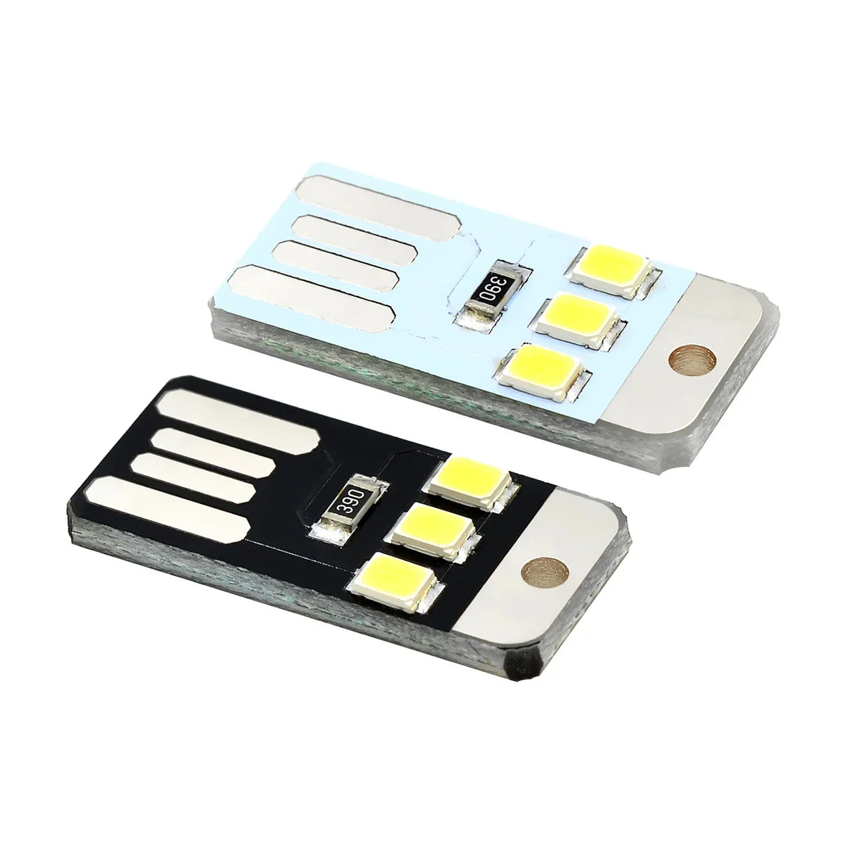 10-pcslot Camping Night Hiking Tent Lamp Light Outdoor Portable Energy Saving Flashlight Mini Ultra-thin Mobile USB LED Keychain Quake