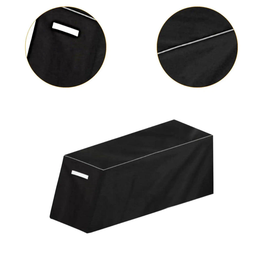 Outdoor Furniture Cover with Drawstring, Dustproof Bench Cover, Sun Protector Outside Furniture with Drawstring Quake