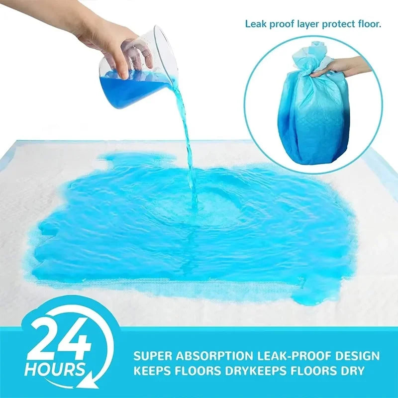 Super Absorbent Pet Diaper Dog Thick Pee Pads Quickdry Disposable Urine Nappy Mat For Cats Dog Diapers Deodorant Can Be Cut Quake