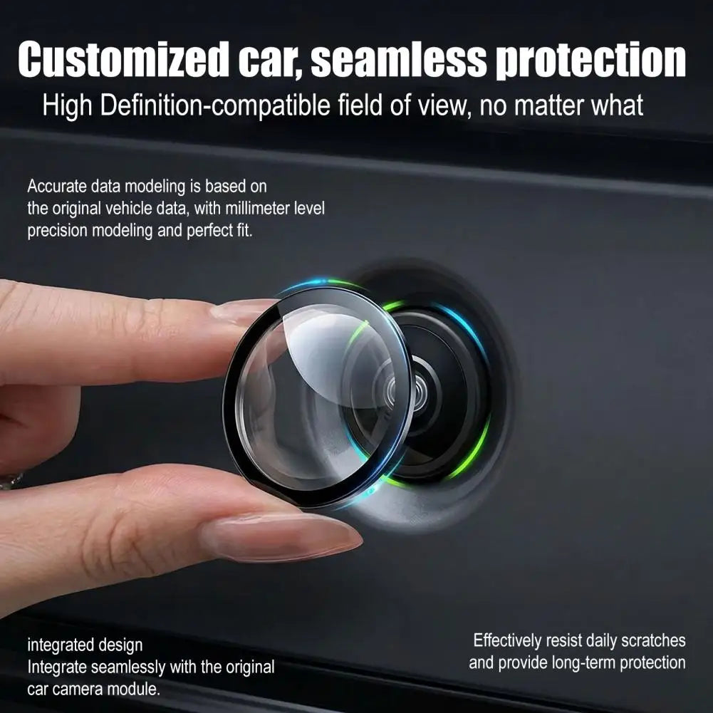 Universal Car Camera Lens Protector Clear Car Reversing Camera Cover for Backup Cameras Multi-layer Optical Protection Film Quake