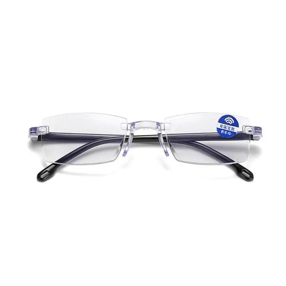 Ultra-Light Rimless Reading Glasses for Men & Women - HD Presbyopic Readers Quake 0