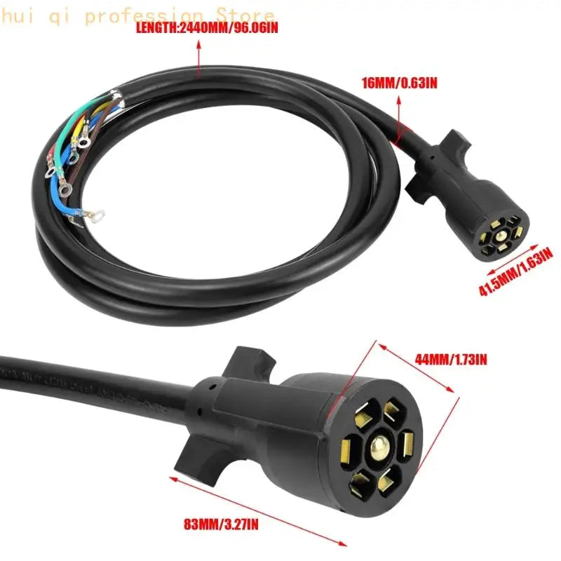 Replacement Trailer Wiring Harness with Molded End for Towed Use H8WE Quake