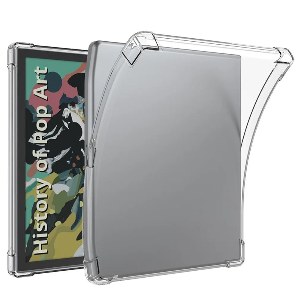 Transparent eReader Case TPU Shockproof Back Cover for PocketBook 616/617/618/628/632/633/629/634/700/InkPad 4//InkPad Color 2/3 Quake Era-Era Color-7.0
