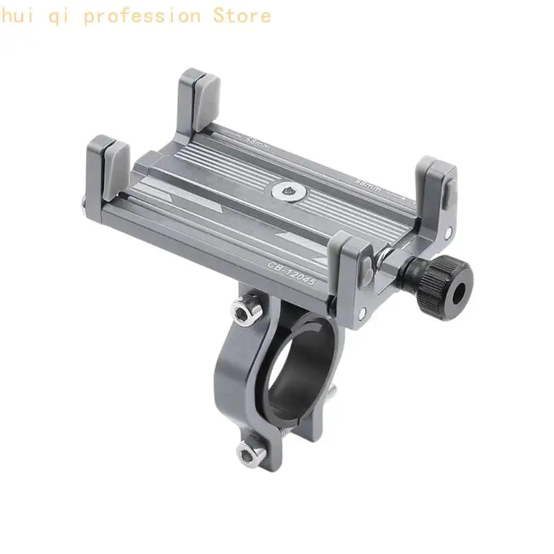 Universal Motorcycles Phones Clip Aluminum Component 58Mm to 88Mm Width Adjustment H8WE Quake Silver CN