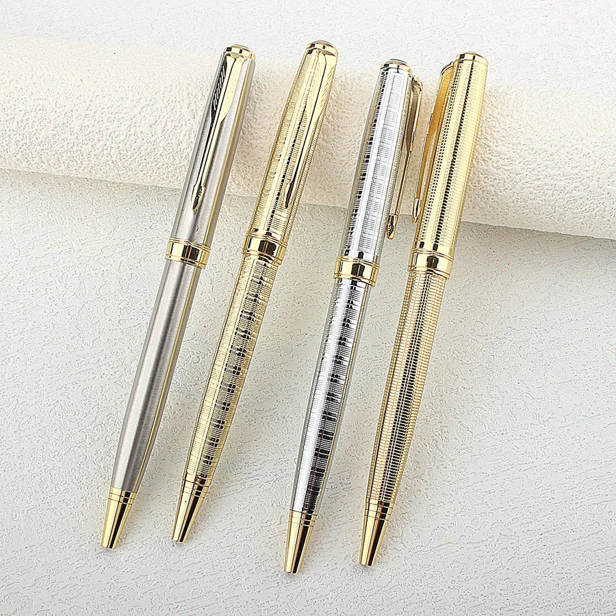 High Quality Multiple Colour Metal Ballpoint Pens Administrative Office Stationery Luxurs Blue Ink Quake