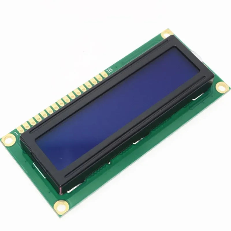 Blue Green Screen 16x2 Character LCD Display Module HD44780 Controller Blue Black Light LCD1602 1602 Module Quake