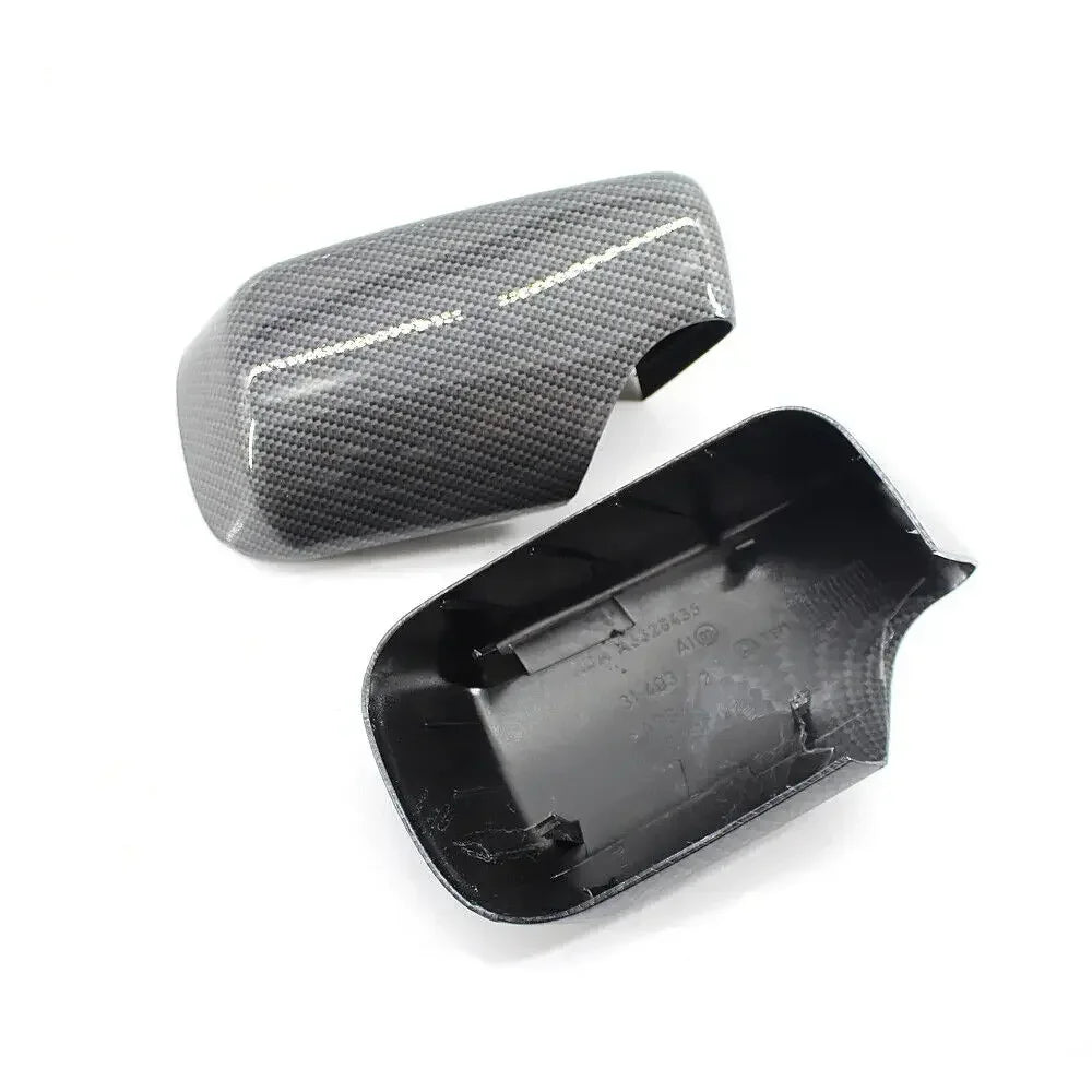 For BMW 3 Series E46 1998-2005 E39 1996-2003 LHD Replacement Rearview Side Mirror Cover Wing Cap Exterior Rear View Case Trim Quake