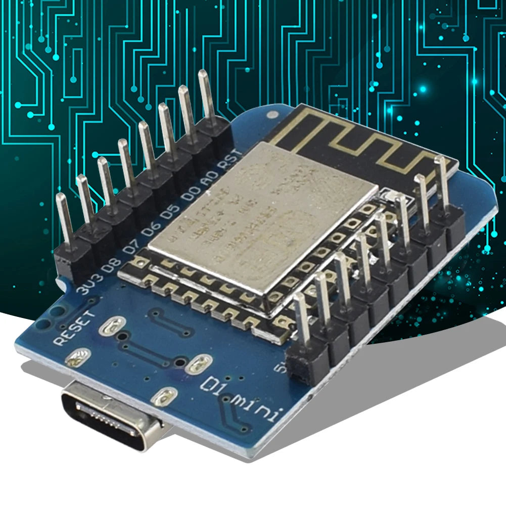 D1 Mini WIFI Development Board NodeMCU Lua Compatible for IoT Applications ESP8266 Microcontroller Support Quake