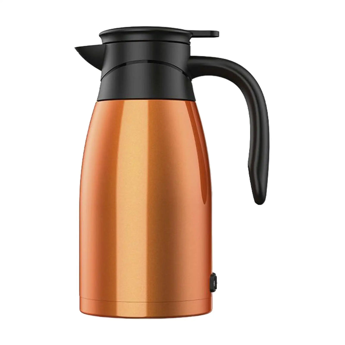 12V Car Kettle Boiler Hot Water Kettle Heated Water Boiler for Camping Quake Orange