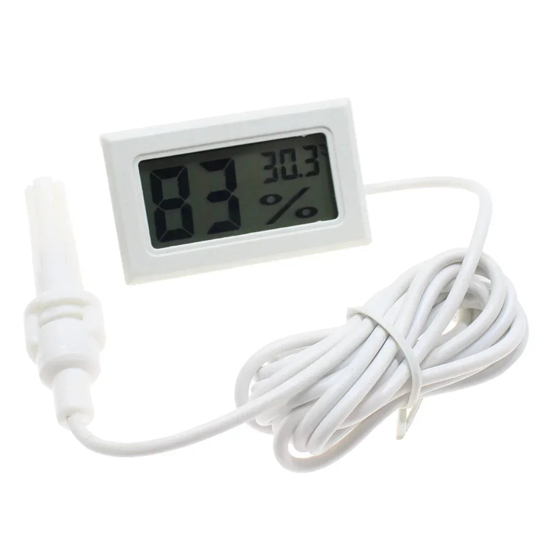 Mini- LCD Digital Thermometer Used for Freezer Refrigerator Thermometer Indoor and Outdoor Waterproof Probe Quake
