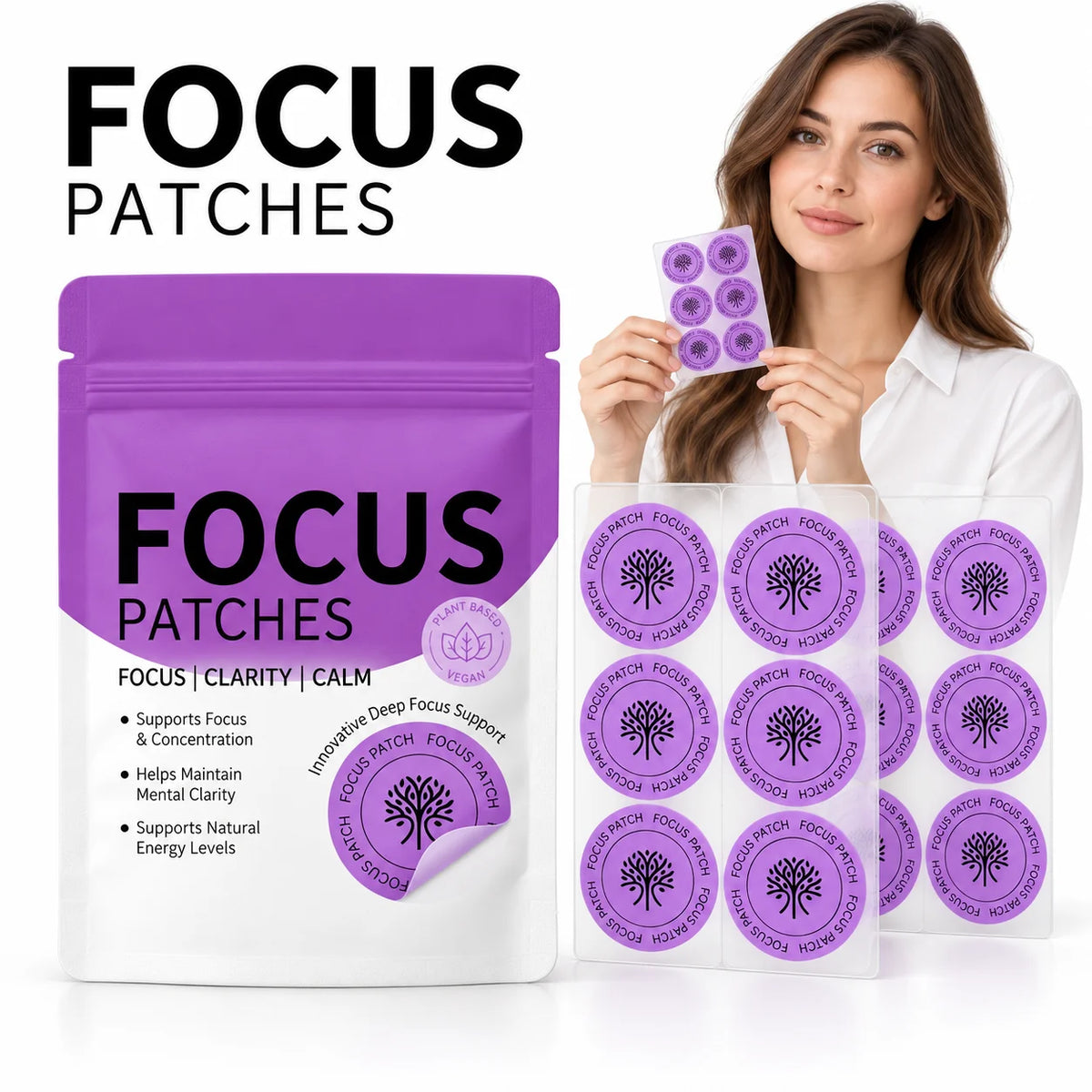 Energy Balance Wellness Patch Soft Breathable Gentle Adhesive Body Patch Long Wear Comfortable Daily Care Quake