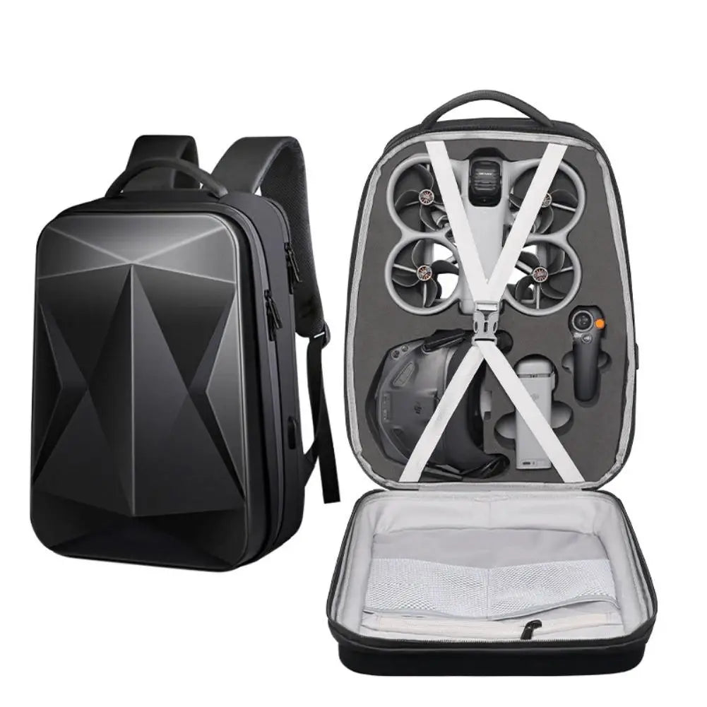 Hard Shell Backpack for DJI Avata FPV Drone Accessories Waterproof Carrying Case with Goggles Storage Multi-functional Bag Quake