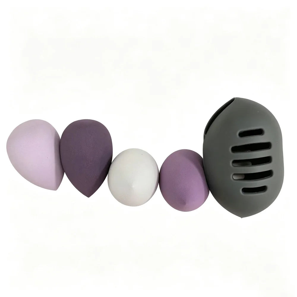 vvocci Ultra-soft Makeup Sponge Non-absorbent Foundation Sponge Foundation Sponge Cushion Puff Makeup Applicator Makeup Tool Quake