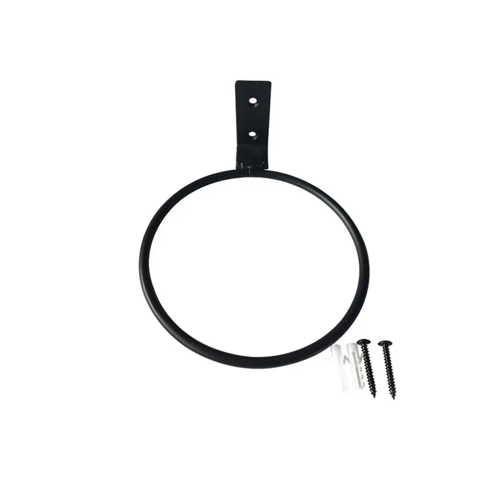 Sturdy Railing Outdoor Decor Planters Rack Flower Pot Holder Ring Planter Pot Stand Wall Mounting Quake 5 Inch