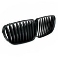 For BMW Z4 E85 E86 2003–2008 2x Car ABS Grille Front Kidney Grill Single Line Style 51117117757 51117117758 Accessories Parts Quake Matte Black