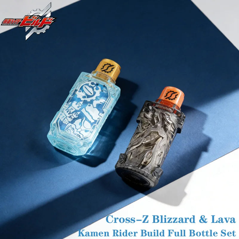 Kamen Rider Build Full Bottle Set Cross-Z Blizzard Lava Interactive Role Play Props for Kid Anime Collectible Toy Exquisite Gift Quake
