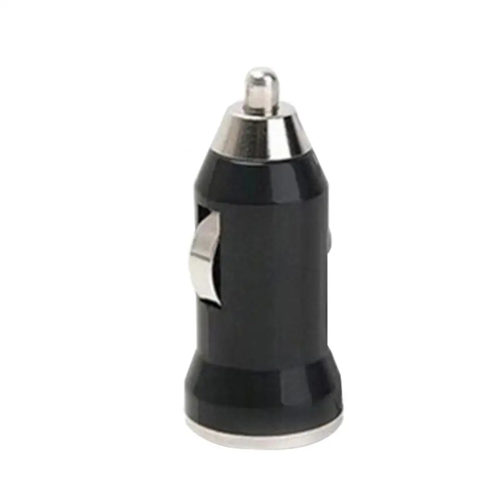 Portable Universal Mini USB Car Charger Adapter for iPhone 17 Samsung s26 Tablet Pad Quake Black