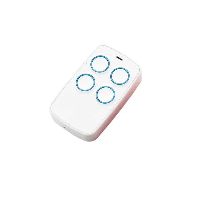 433MHz Auto Copy Remote Control Electric Garage Door Opener Remote Controller Duplicator Clone Cloning Code 4 Keys Transmitter Quake WHITE
