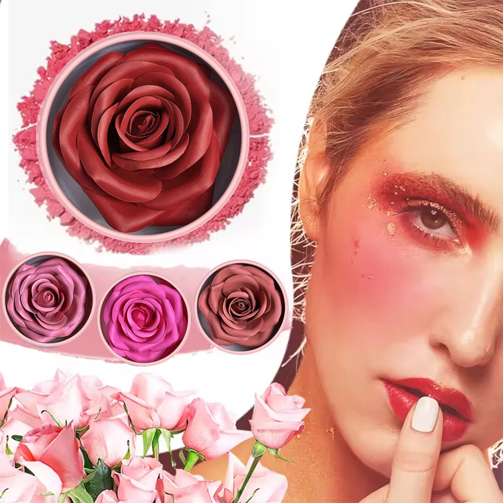 Single Color Matte Petal Blush Palette Highgloss Contouring Cream Contour Makeup Rouge for Women Beauty Cosmetics Makeup Palette Quake