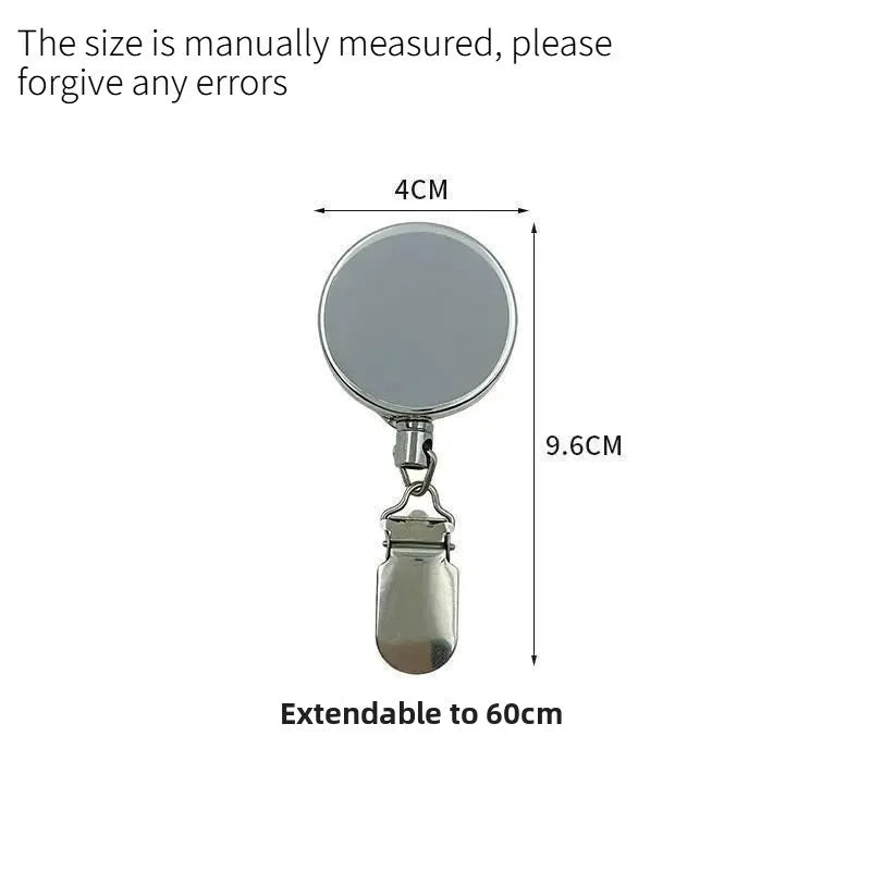 Multi Function Retractable Clip Creative Auto Rebound Hook No Drill Wall Holder for Hand Towel Pull Rope Household Gadget Quake Silver