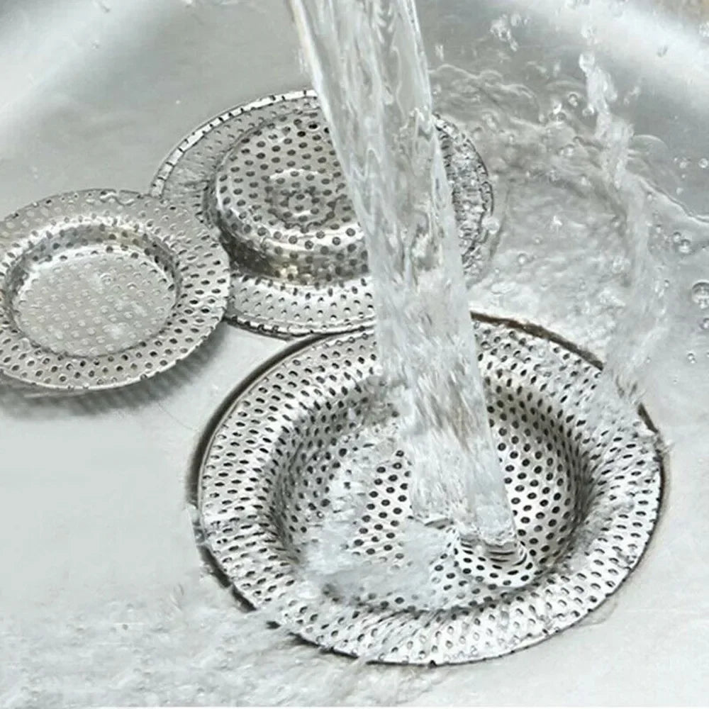 Water Sink Filters Sink Mesh Strainer Kitchen Tool Stainless Steel Bathroom Floor Drains Cover Shower Hair Catche Stopper Tools Quake