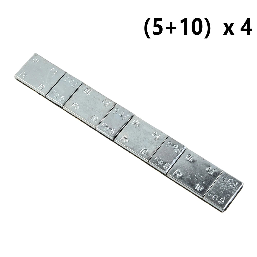 Wheel Balancer Car Tire Bar Tyre Motorcycle Tools Balancer Kit Steel Stick-On Tire Tyre Wheel Balance Weight Wheel Balance Block Quake 5g 10g