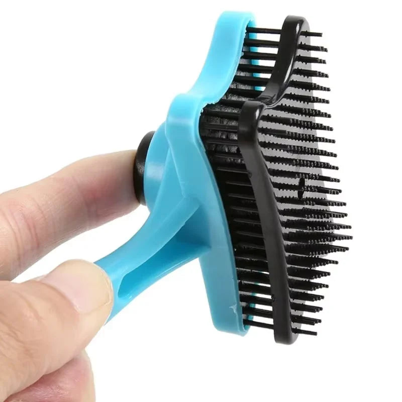 Dog Brush Cat Grooming Brush Self Cleaning Static Free Massage Comb Stable Thicker Bristles Pet Supplies To Remove Loose Fur Quake