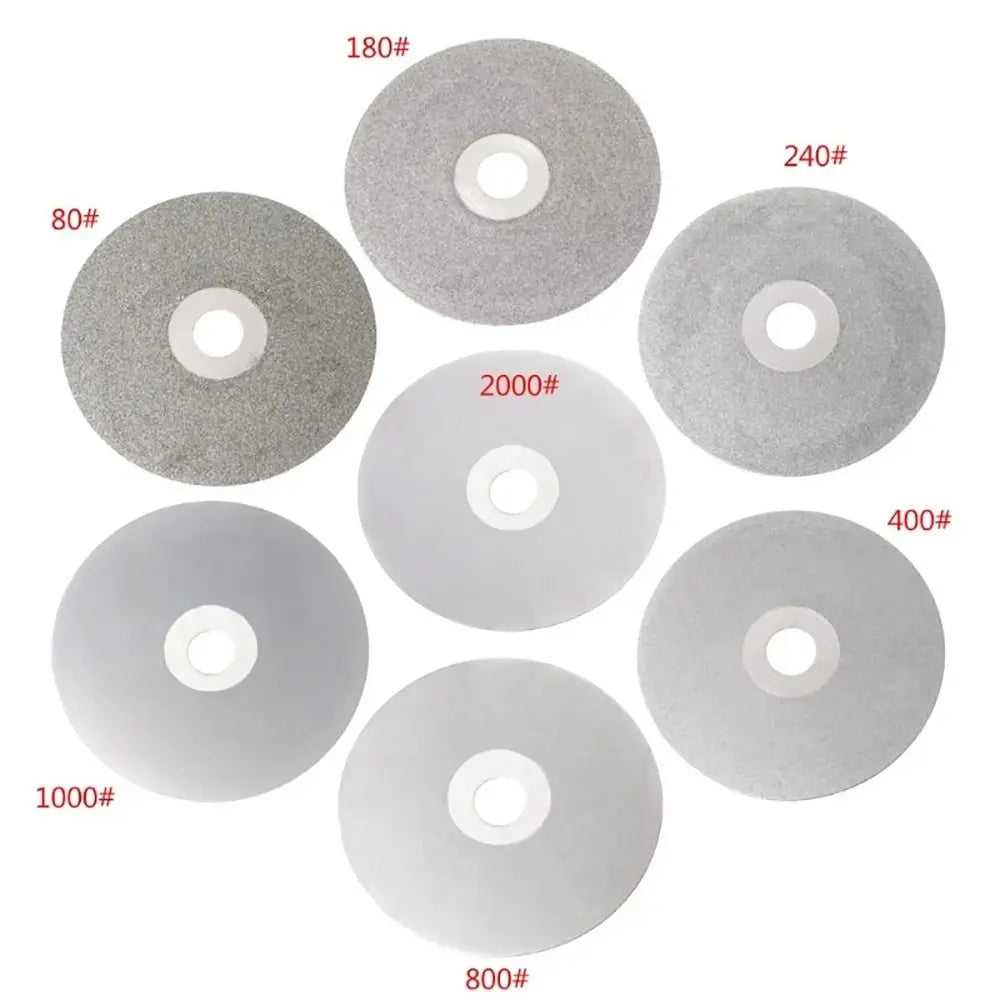 1Pcs Diamond Coated Diamond Grinding Disc 80-3000Grit Abrasive Disc Grinding Wheels Woodworking Tool 4inch 100mm Quake