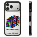Be Nice or Cry Trying Pattern Impact Black Border Magnetic Case: Compatible with IPhone 18 17 16 15 14 13 Pro Max 18Pro Quake impact (no magsafe) iPhone 18 Pro Max