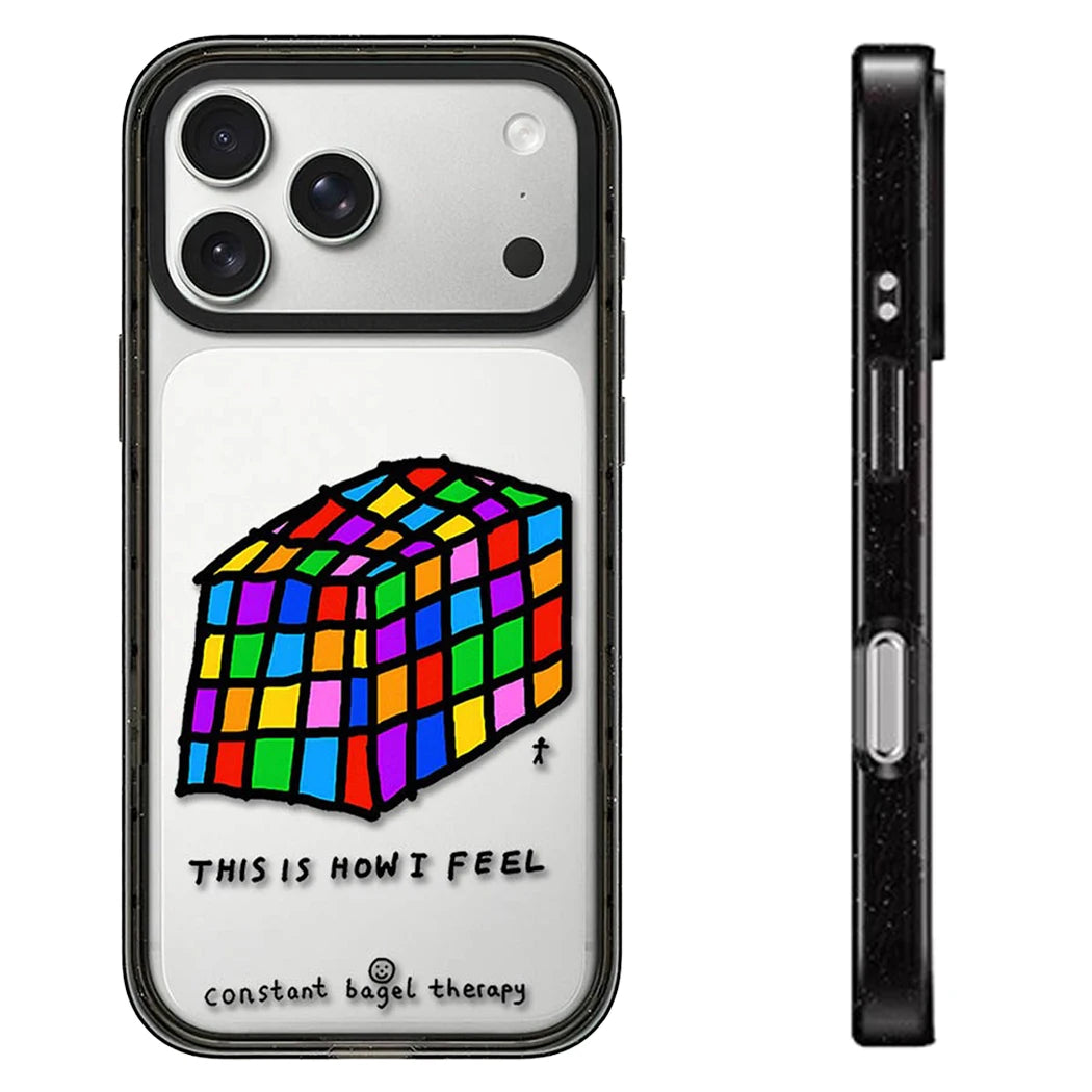 Be Nice or Cry Trying Pattern Impact Black Border Magnetic Case: Compatible with IPhone 18 17 16 15 14 13 Pro Max 18Pro Quake impact (no magsafe) iPhone 18 Pro Max