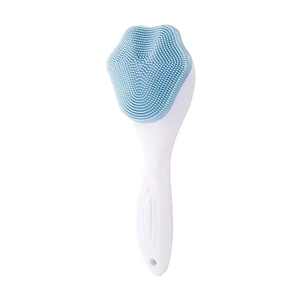 Silicone Face Scrubber And Exfoliator Brush - Facial Cleansing Brush For Blackhead, Acne, Pore, Deep Cleaning Brush Skin Care Quake blue