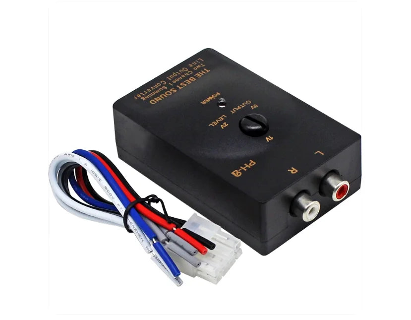 Car audio high-to-low frequency converter, high audio to low frequency band delay function active high-to-low frequency converte Quake Default Title