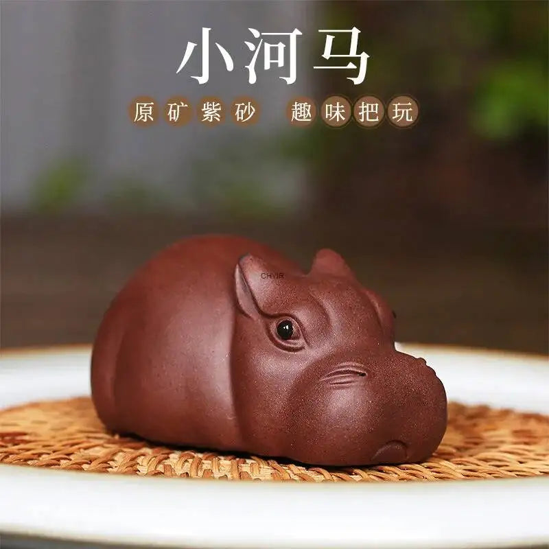 Zisha Tea Pet Wethy And Generous Creative Sculpture Ornament Tea Play Craft Decoration Чайные Украшения Quake