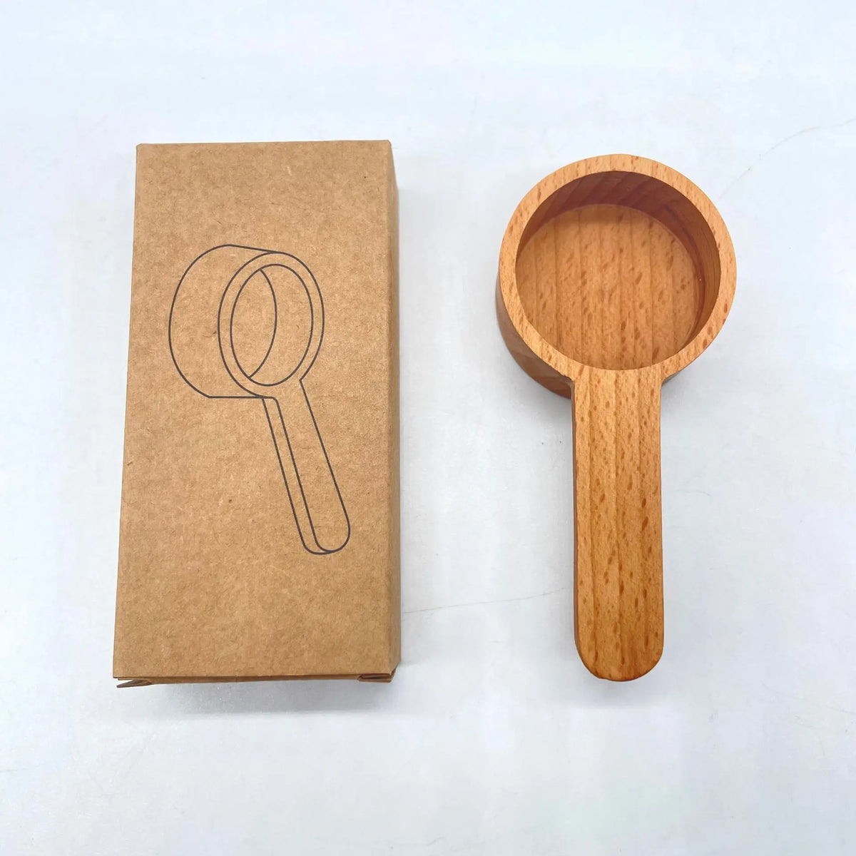 Wooden Measuring Spoon Set Kitchen Measuring Spoons Tea Coffee Scoop Sugar Spice Measure Spoon Measuring Tools for Cooking Home Quake 10cm B