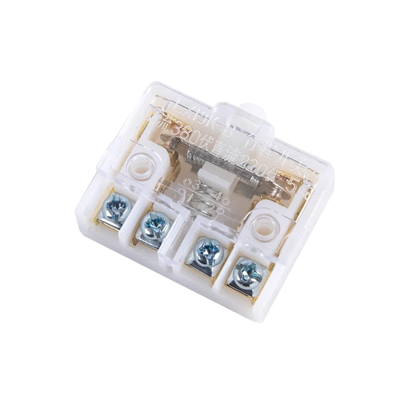 1PC White AC380V 5A Micro Stroke Micro Limit Switch LX19K-B Foot Switch Self-reset 120 Times/hour Quake