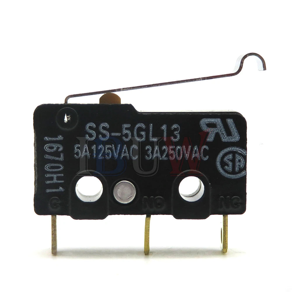1PCS/lot Limit Micro switch Three Straight Legs Mouse Side Key Momentary Micro Limit Switch SS-5 SS-5GL SS-5GL2 SS-5GL13 Quake SS-5GL13