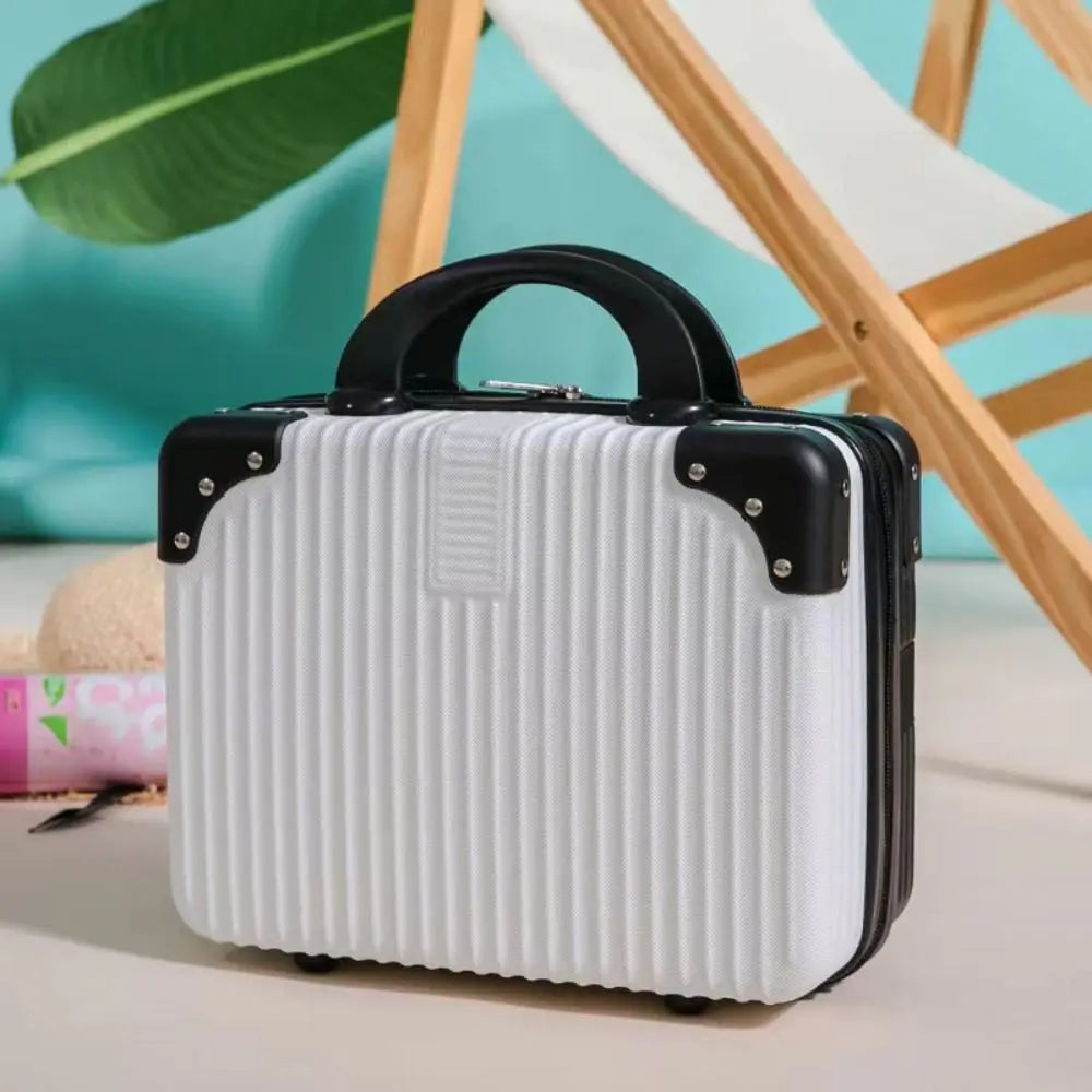 Hot Sales 14 inch Travel Suitcase Mini Travel Makeup Case Organizer Hand Boarding Case For Women Quake 7