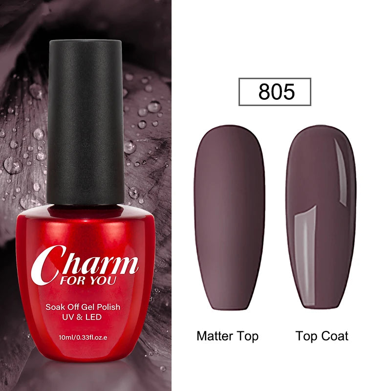 23 Color Gel Nail Polish 3 IN 1 One Step Summer Color Gel Varnish Semi Permanent UV/LED Soak Off Manicure Nail Art Gel Lacquer Quake 805