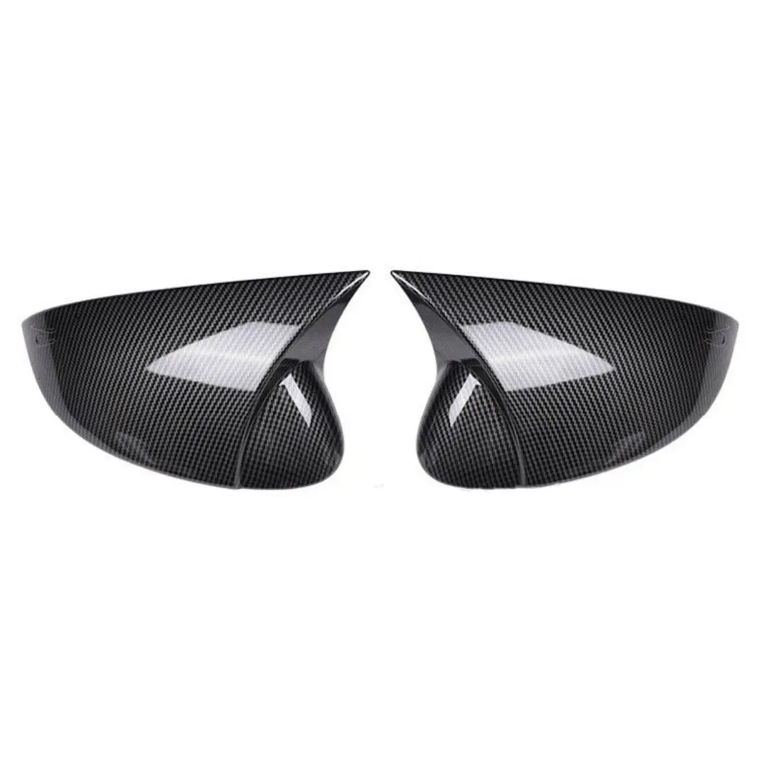 For VW Volkswagen Golf 6 MK6 GTI GTD 2009-2013 Car Rearview Side Mirror Cover Wing Cap Exterior Door Case Trim Carbon Fiber Look Quake