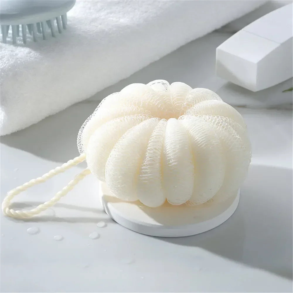 Bath Bubble Ball Exfoliating Scrubber Soft Shower Mesh Foaming Sponge Body Skin Cleaner Cleaning Tools Bathroom Accessories Quake