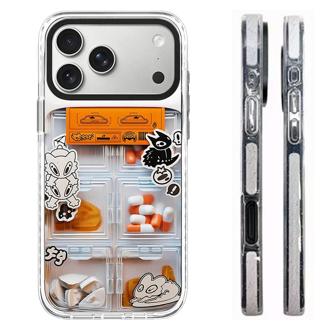 6090633 White Border Magnetic Case: Compatible with IPhone 18 17 16 15 14 13 Pro Max 18Pro Quake white (MagSafe) iPhone 16