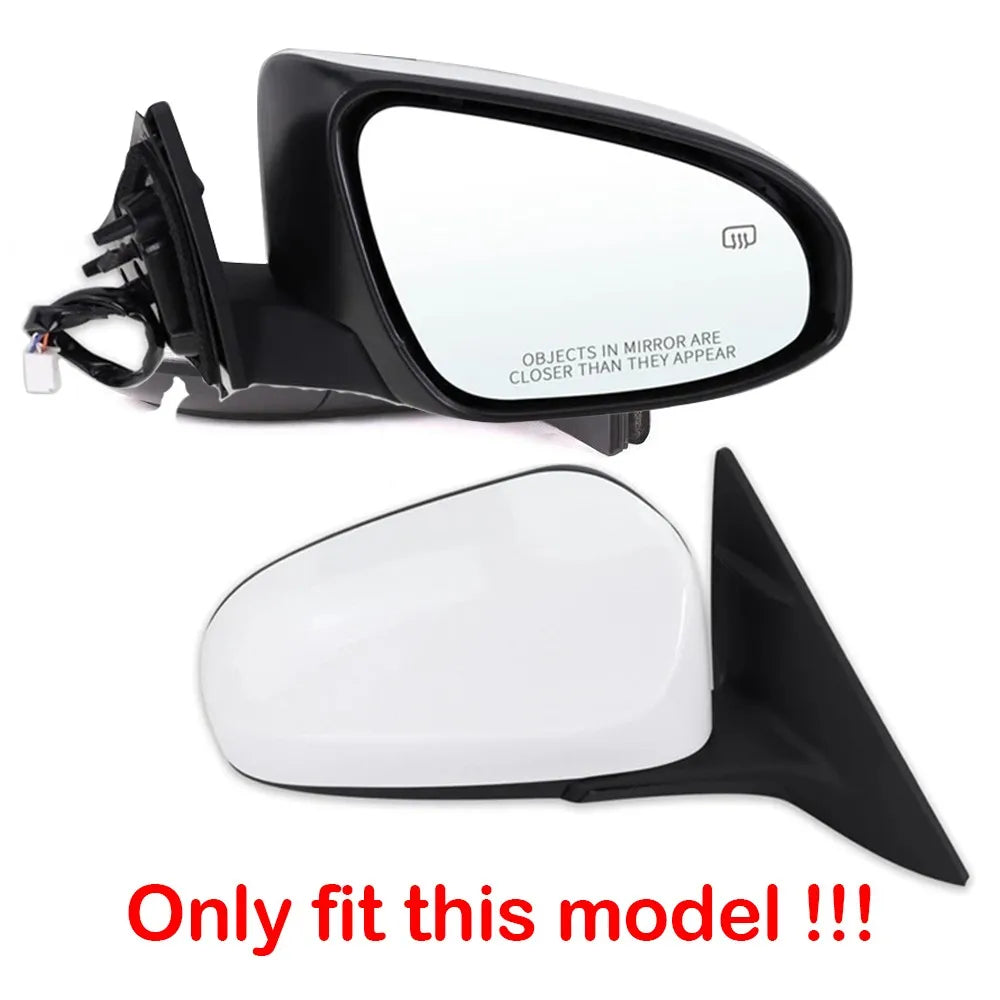 For Toyota Camry 2012-2017 1x Left Right Side Rear View Lens Split Mirror Heated Door Glass Rearview Accessories Vehicle Parts Quake
