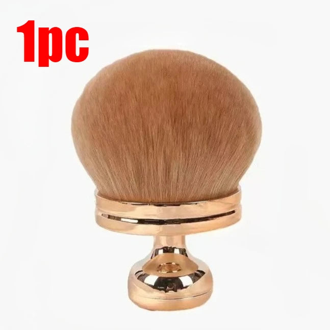 Extra Large Soft Body Makeup Brush Self Tanner Leg Makeup Bronzer Oval-shaped Multipurpose Blusher Brush Beauty Tools Wholesale Quake brown 1pc
